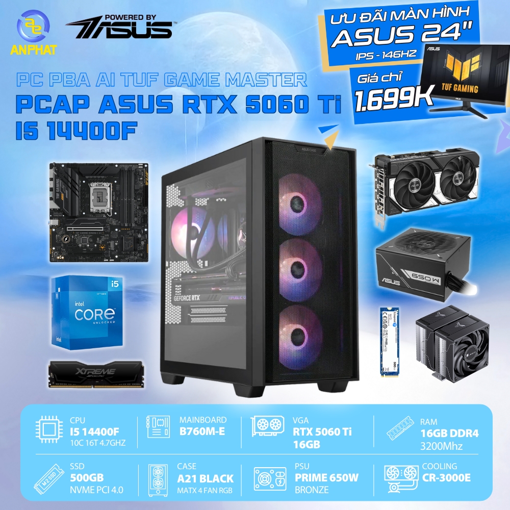 PCAP ASUS AI TUF Game Master 1 - Powered by ASUS