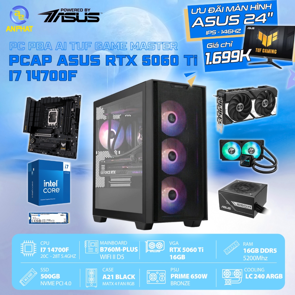 PCAP ASUS AI TUF Game Master 2 - Powered by ASUS