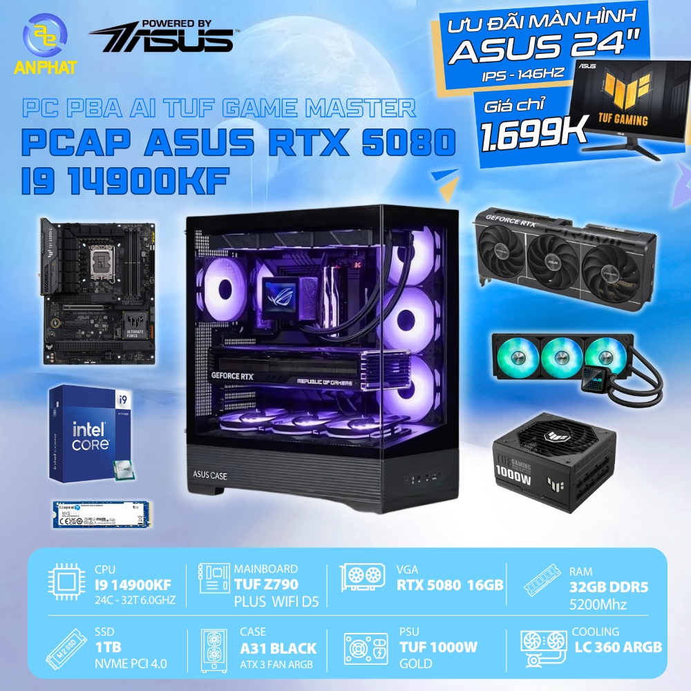 PCAP ASUS AI TUF Game Master 3 - Powered by ASUS
