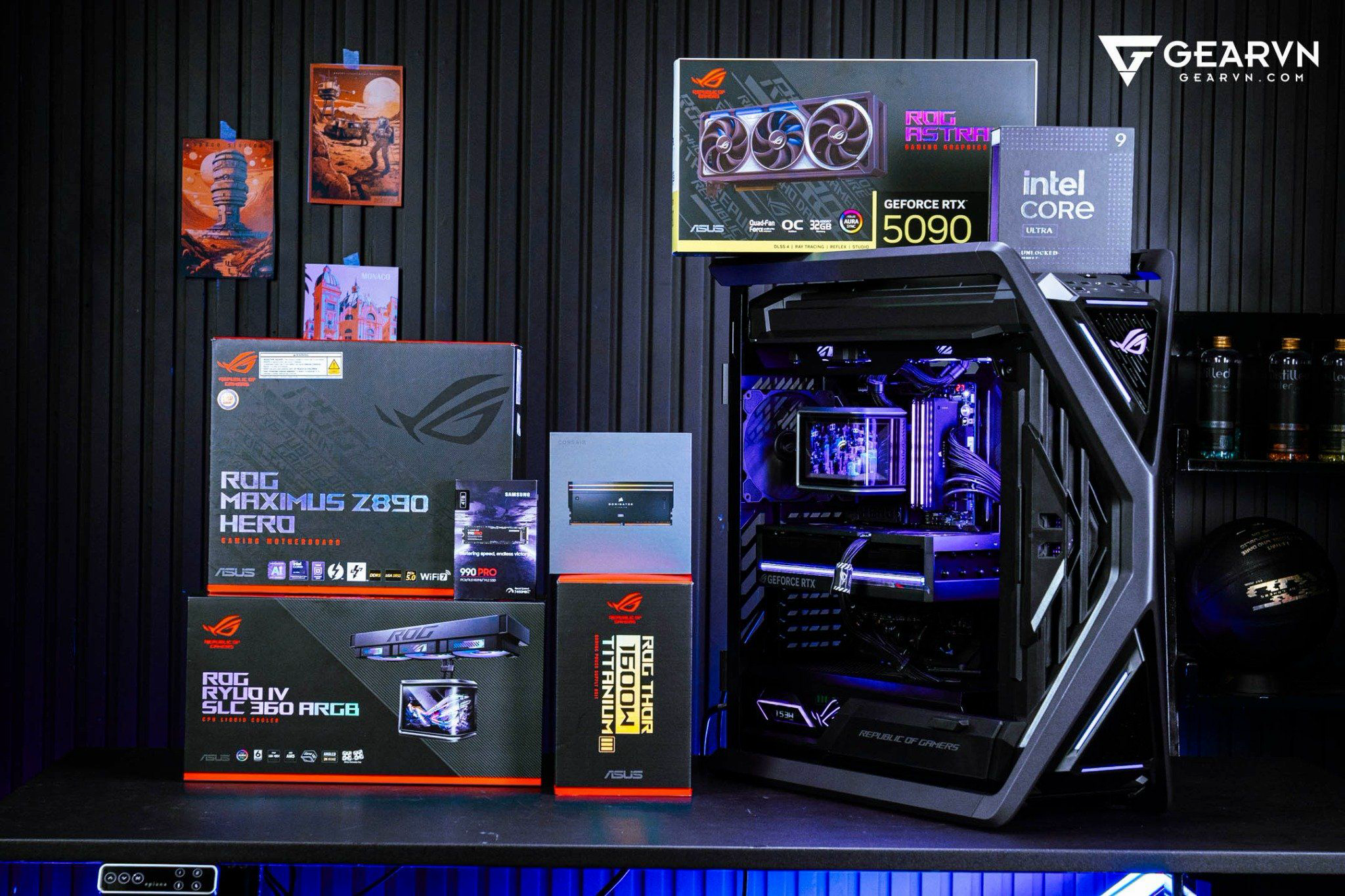 PC GVN INT x ASUS Blackwell (Intel Core Ultra 9 285K/ VGA RTX 5090) (Powered by ASUS)